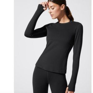 CARBON38 Long Sleeve Top In Diamond Compression
